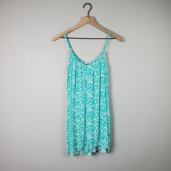 Aerie Sea Foam Blue Print Romper Small BNWT - Picture 3 of 10